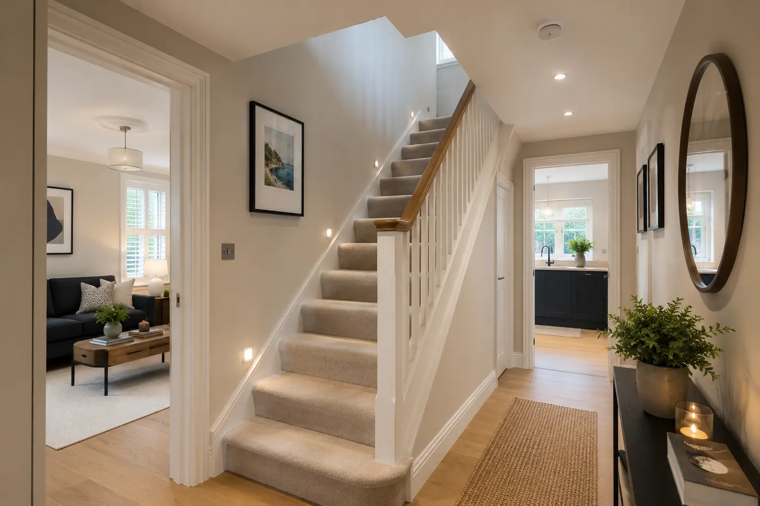 Installed staircase for a loft conversion in Wimbledon