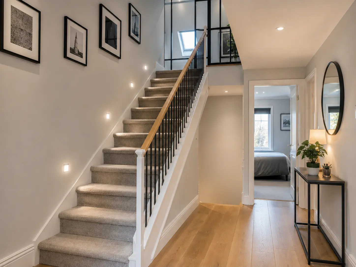 New staircase in a mansard loft conversion in Clapham