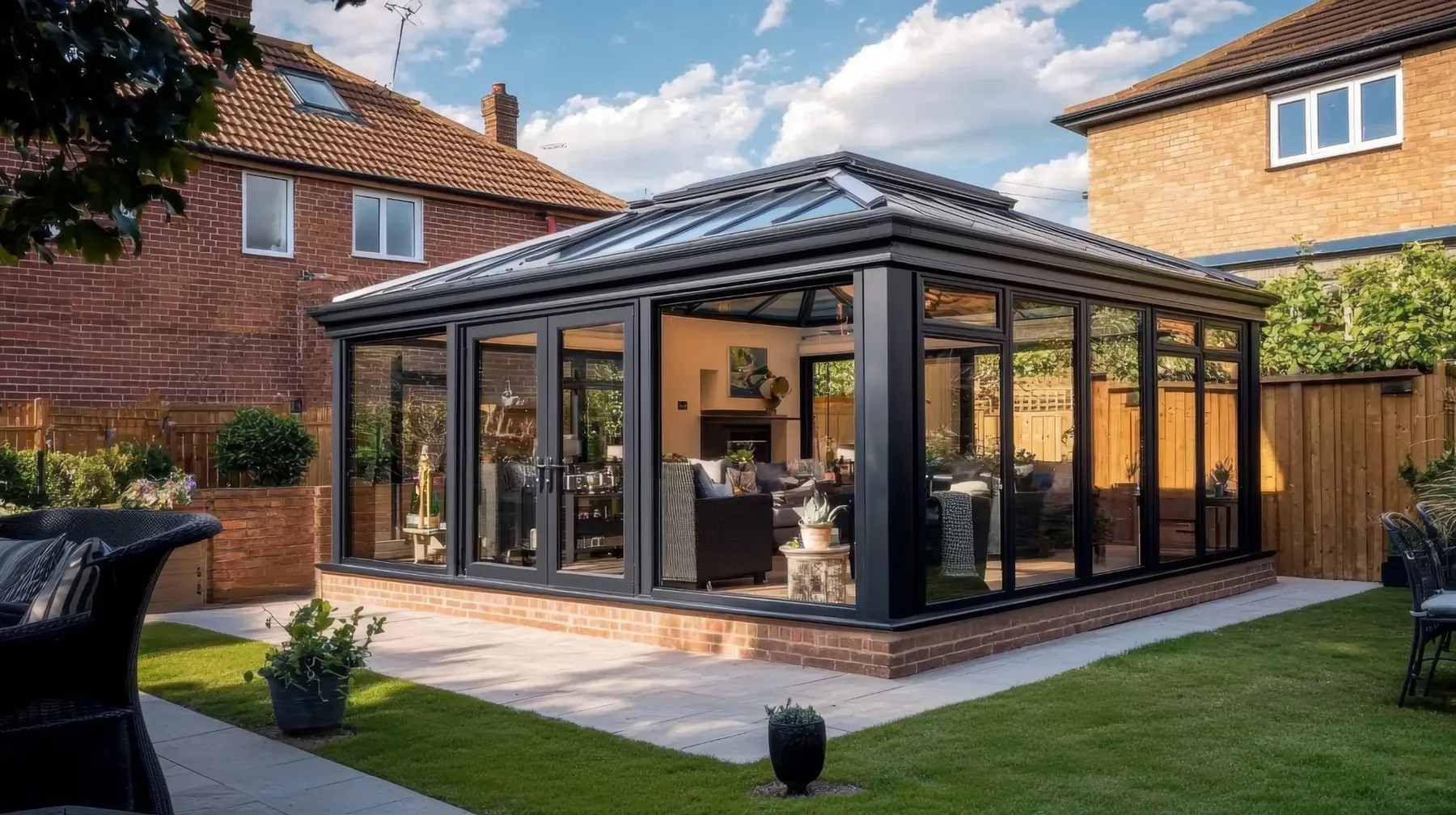 Orangery style house extension in London