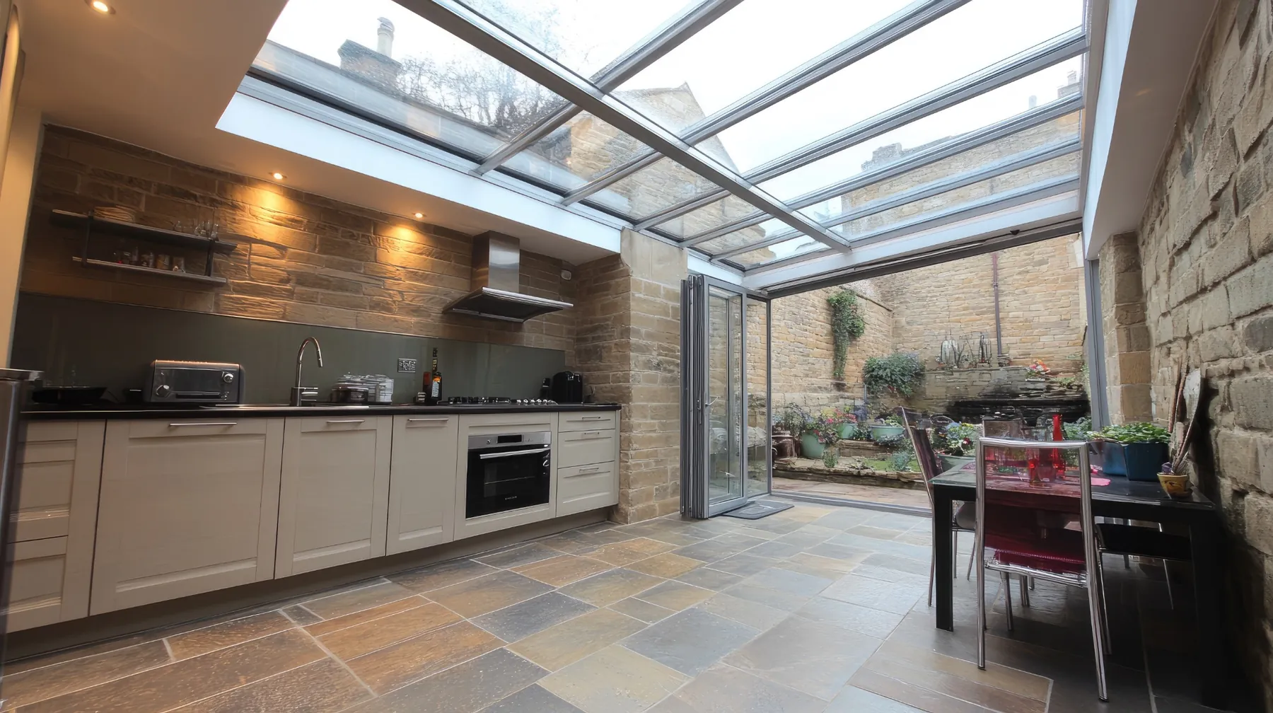 Side return kitchen extension in London